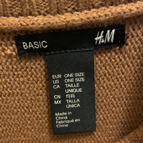 HM knit cape brown one size - Picture 7 of 7